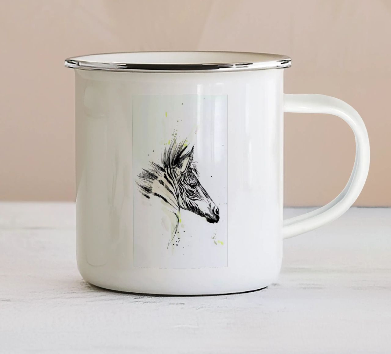 Zaba tazza in smalto da WALLstories