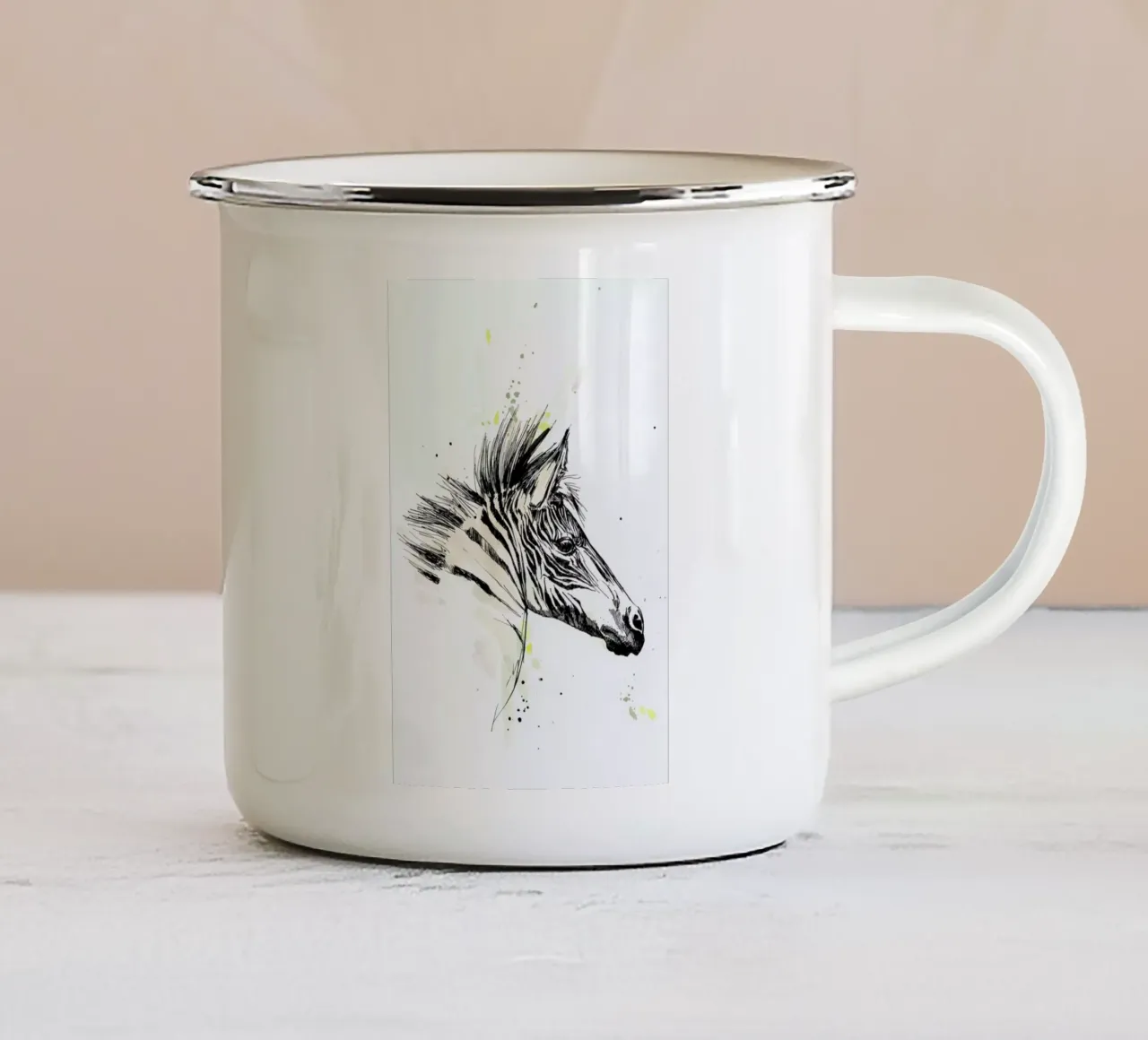 Zaba tazza in smalto da WALLstories
