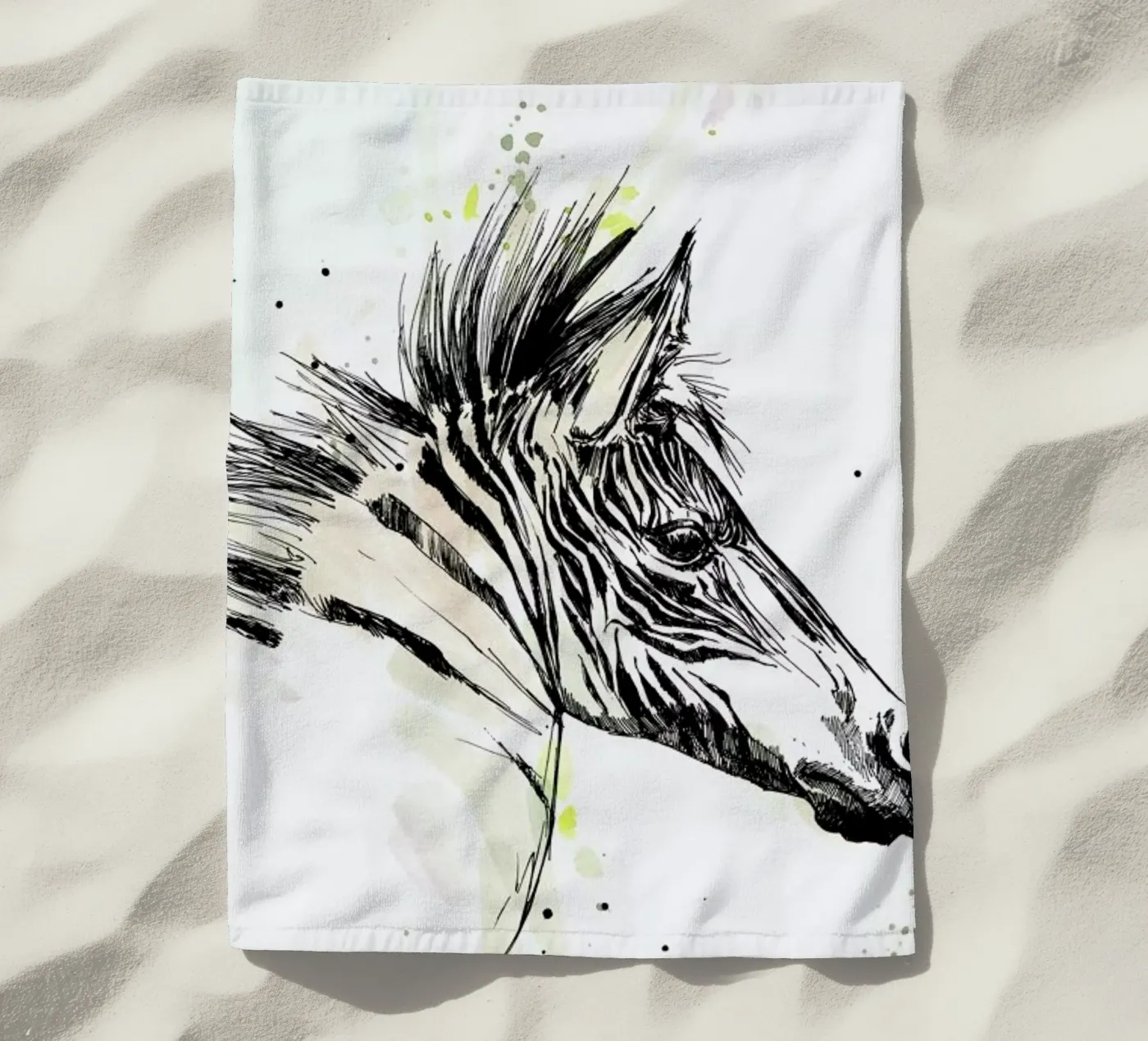 Zaba beach towel by WALLstories