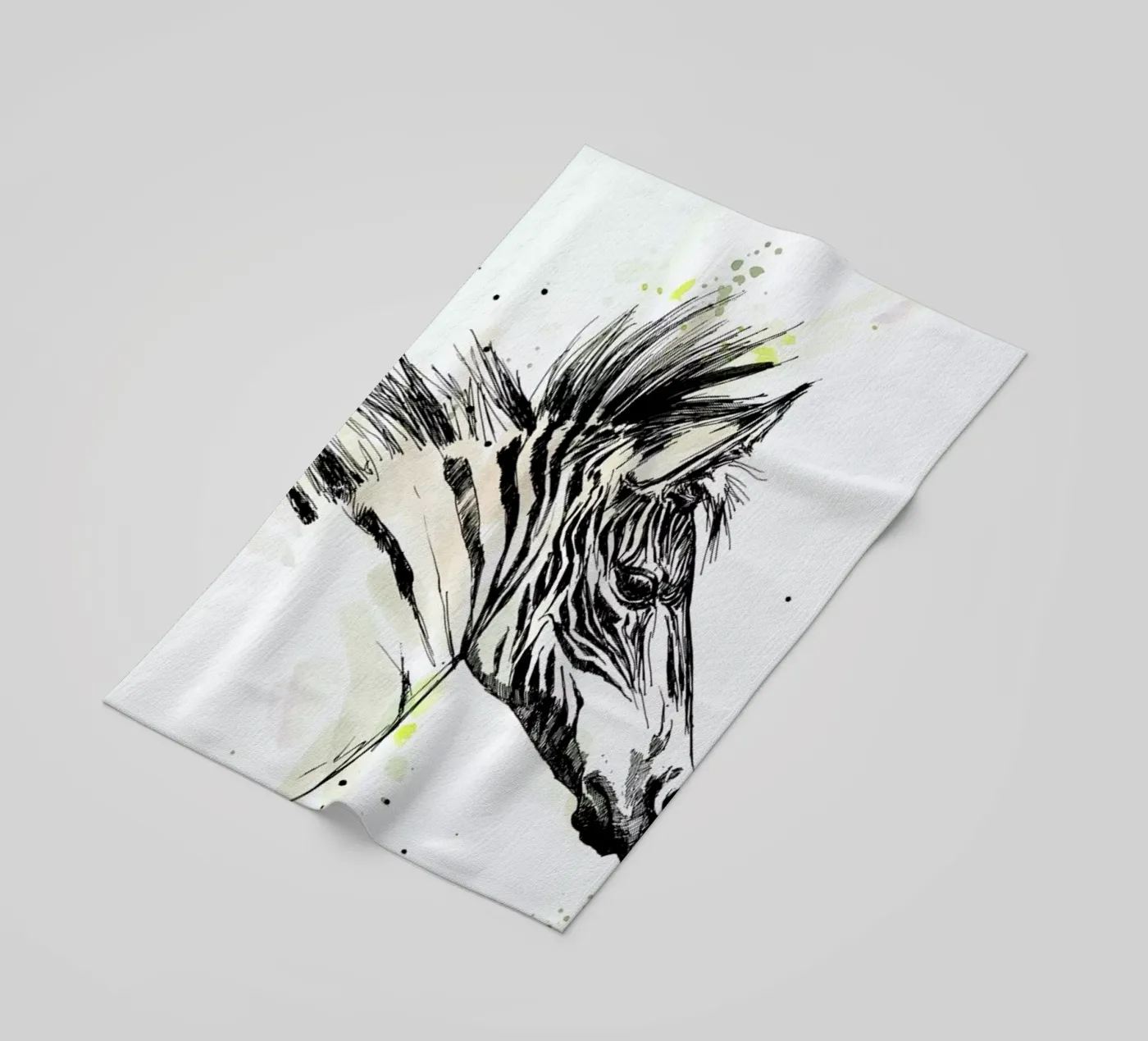 Zaba beach towel by WALLstories