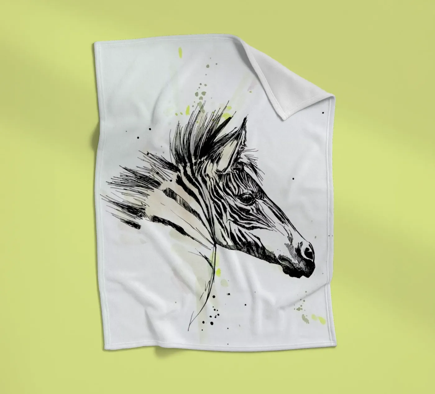 Zaba fleece blanket by WALLstories