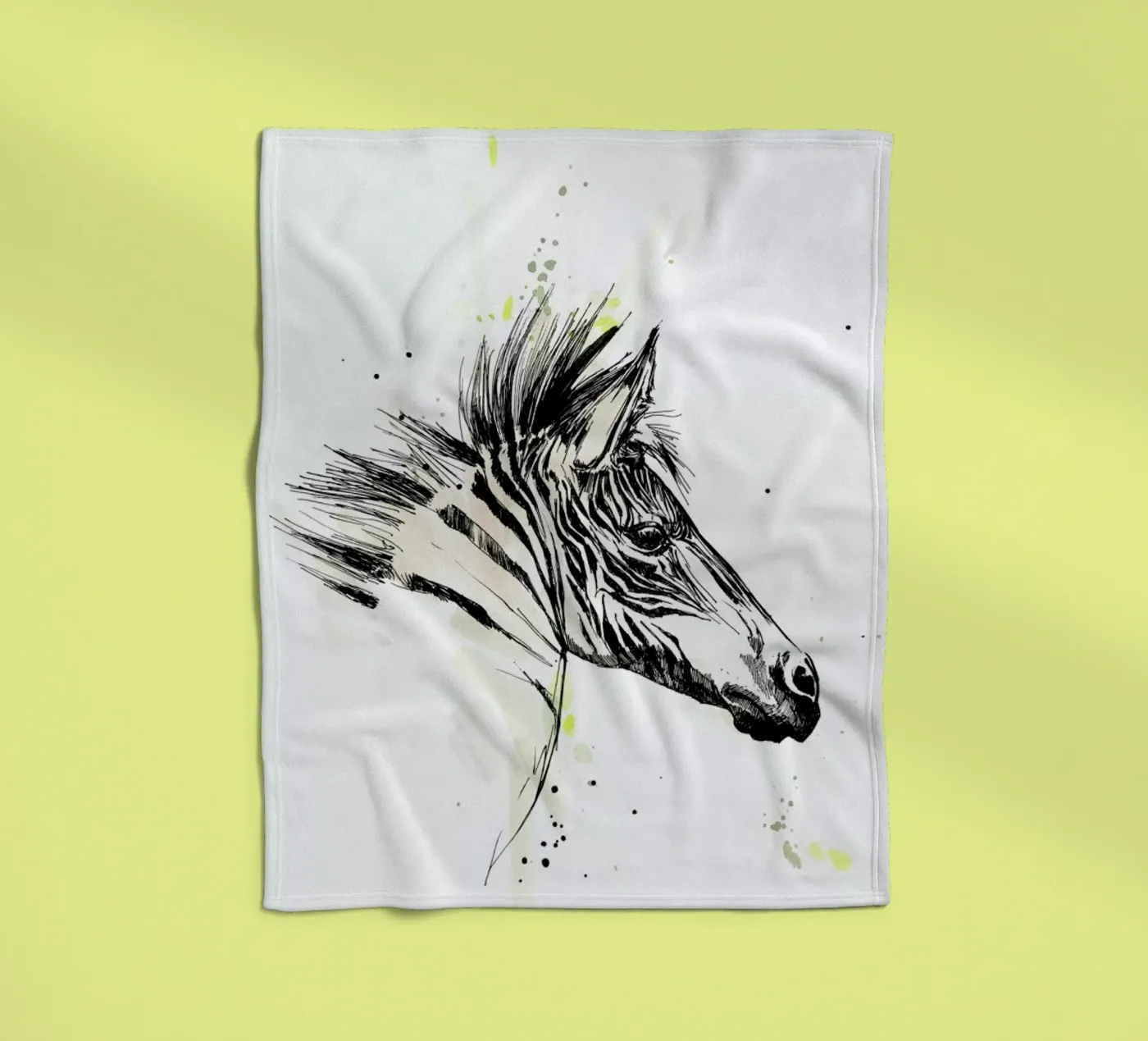 Zaba fleece blanket by WALLstories