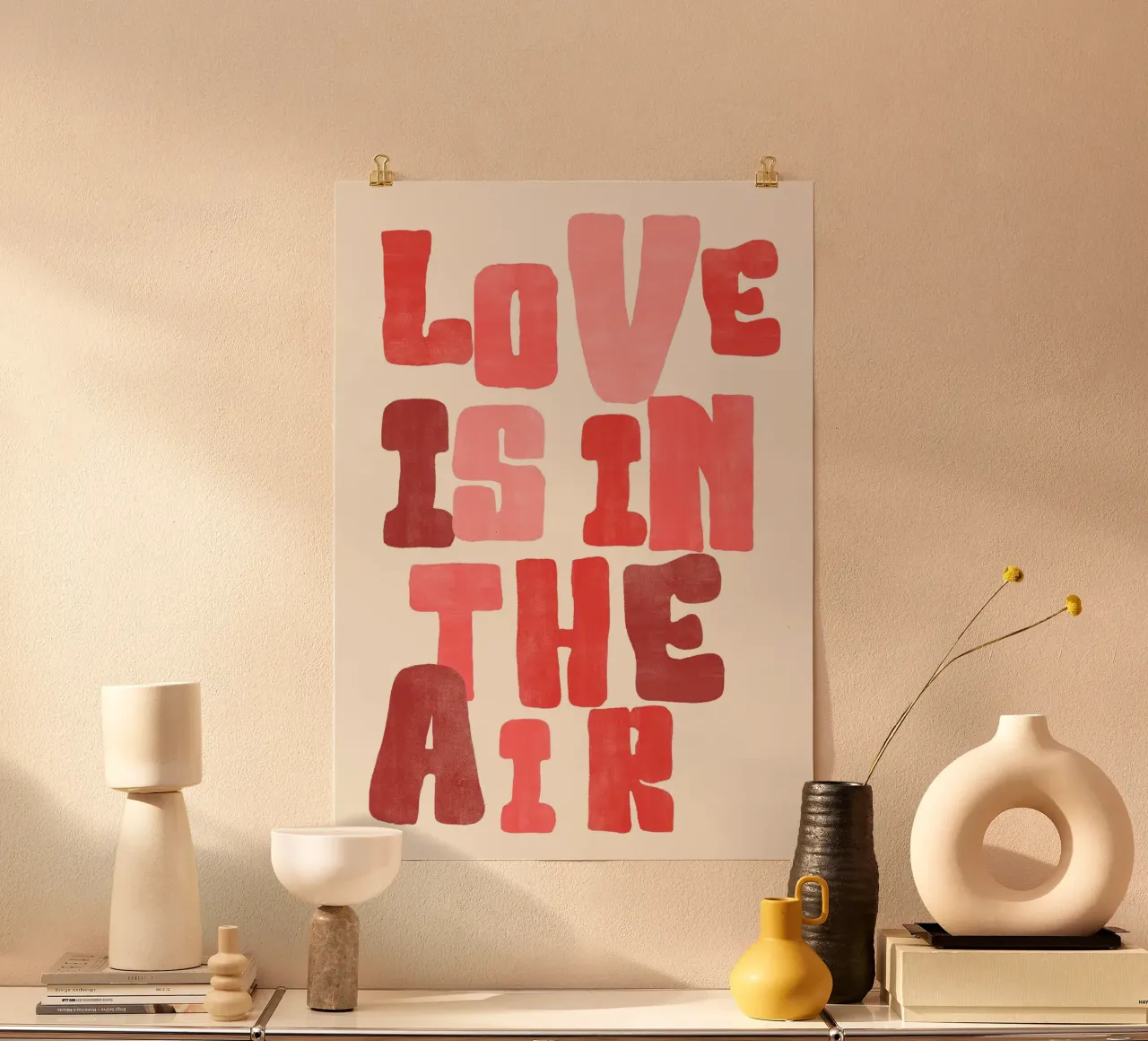 Love Is in the Air | Romantic & Whimsical Print poster da PrintCessStudio