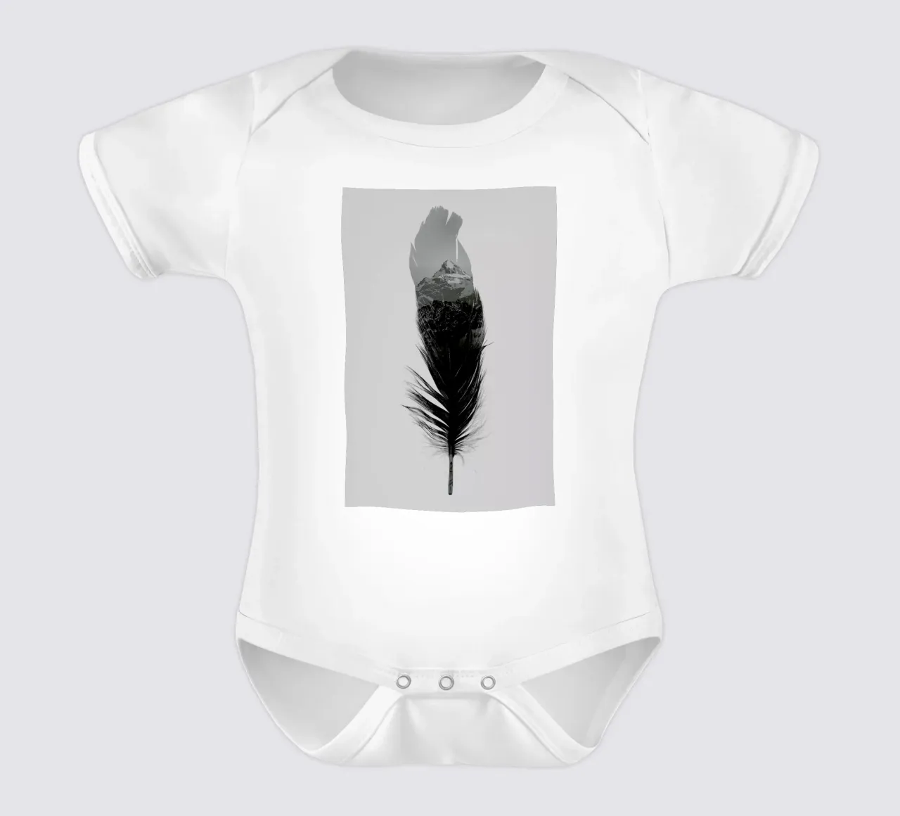 Feather body neonato maniche corte da Chris Wharton