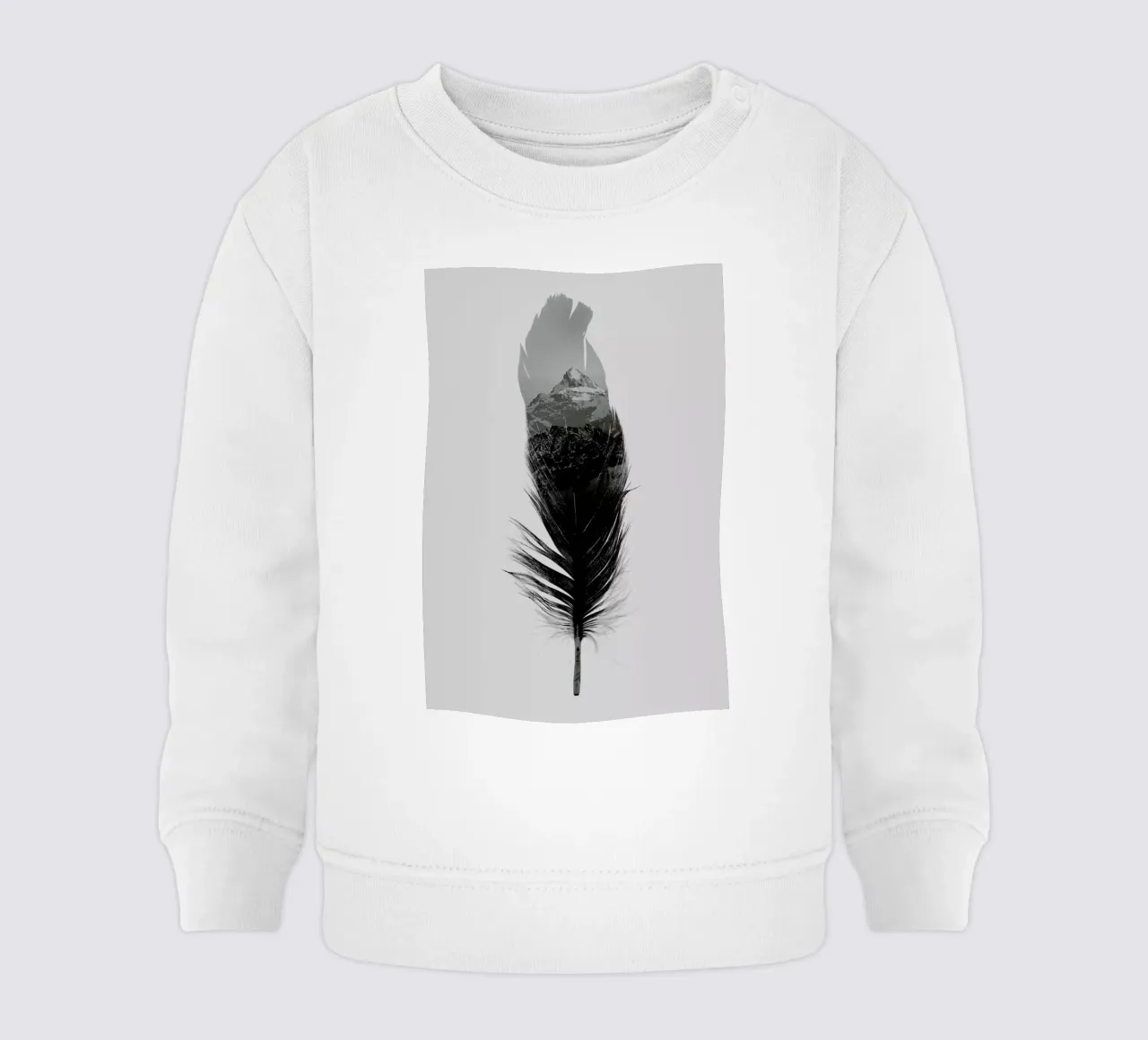 Feather felpa neonato da Chris Wharton