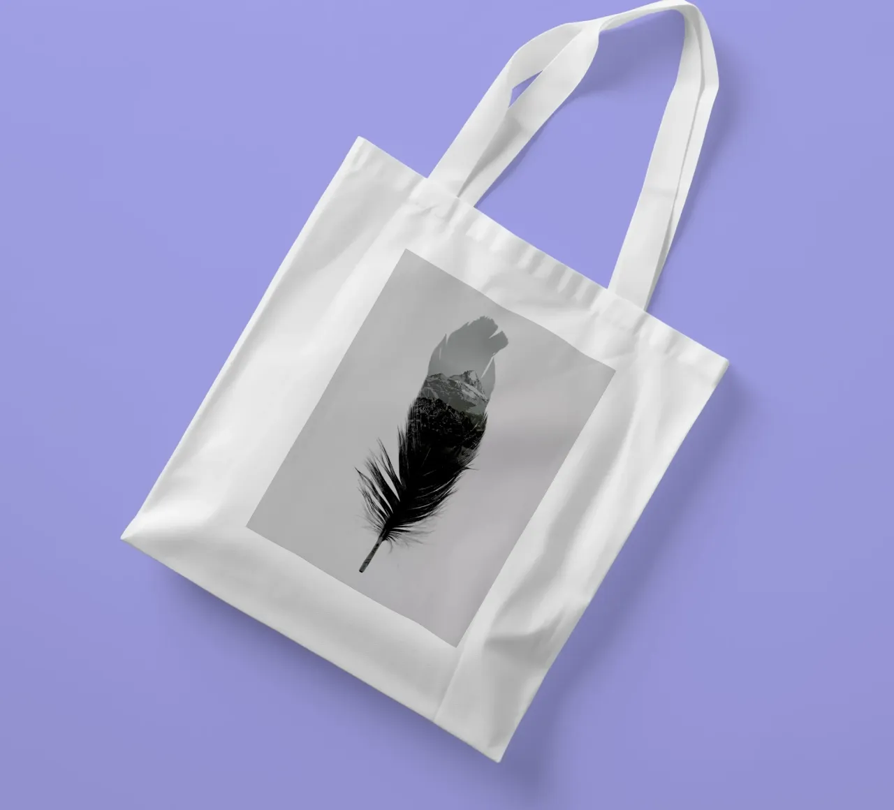Feather borsa in juta da Chris Wharton
