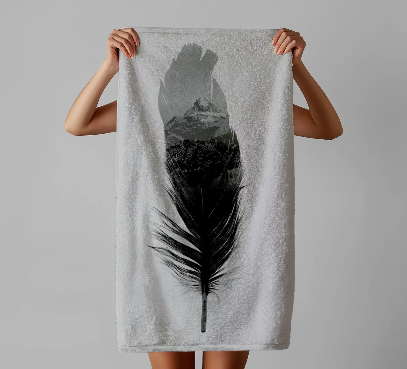 Feather badhanddoek van Chris Wharton