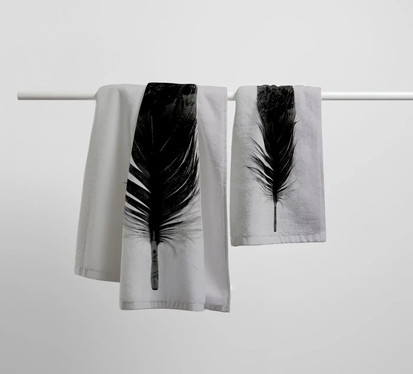 Feather badhanddoek van Chris Wharton