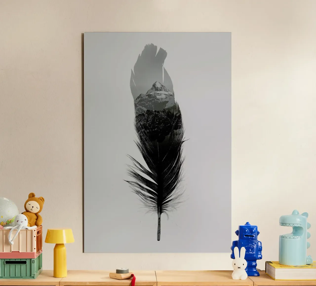 Feather alluminio dibond da Chris Wharton