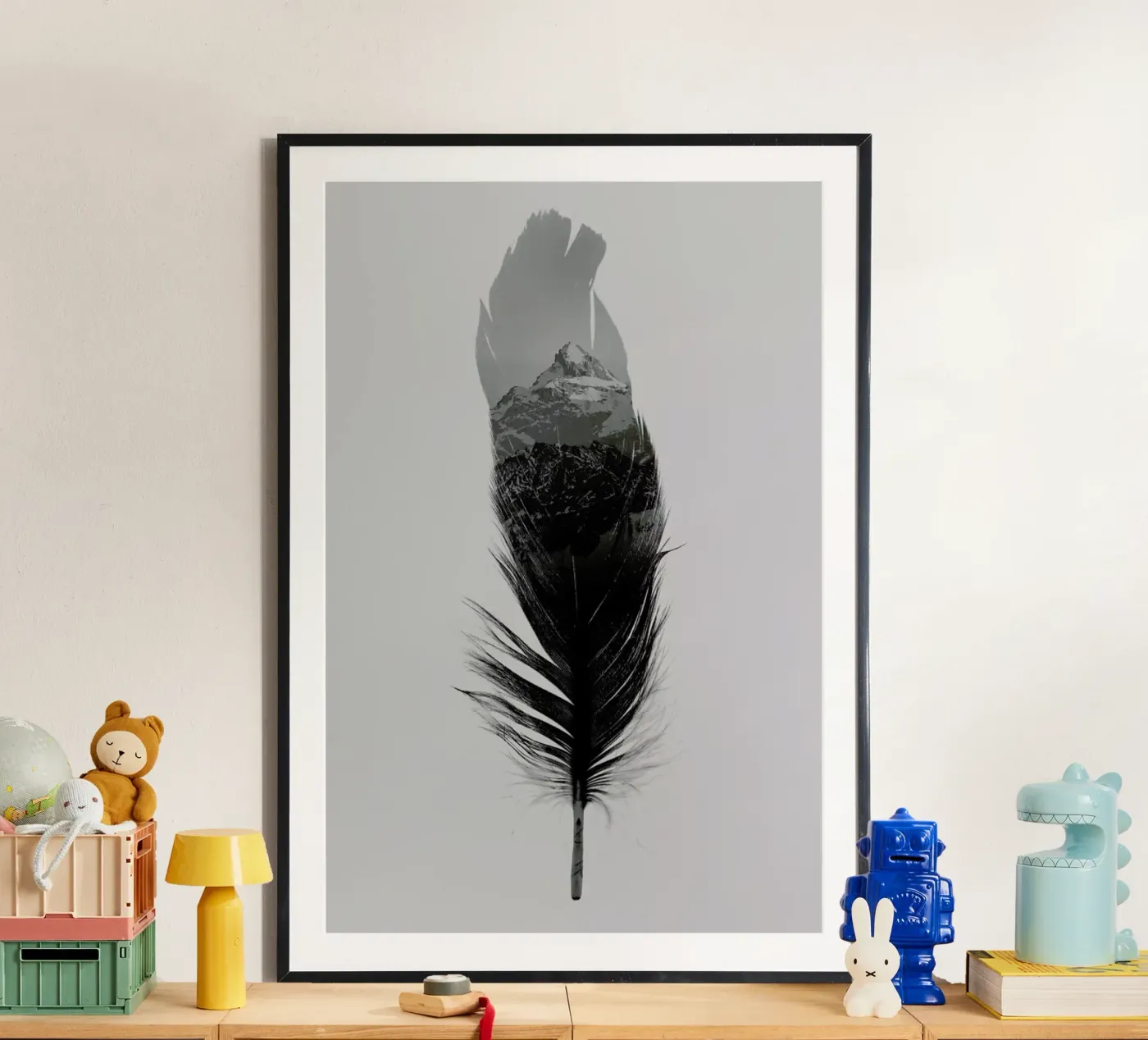 Feather Poster von Chris Wharton