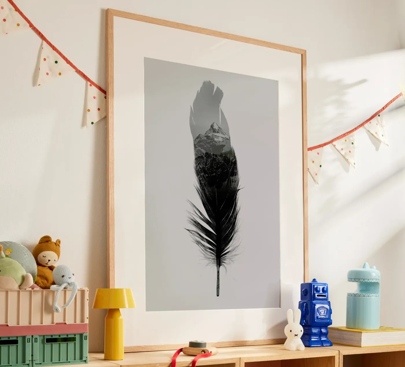 Feather Poster von Chris Wharton