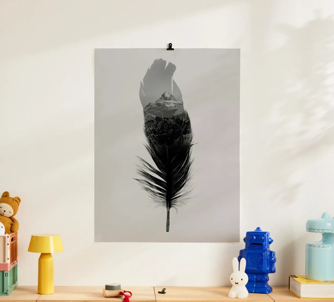 Feather Poster von Chris Wharton
