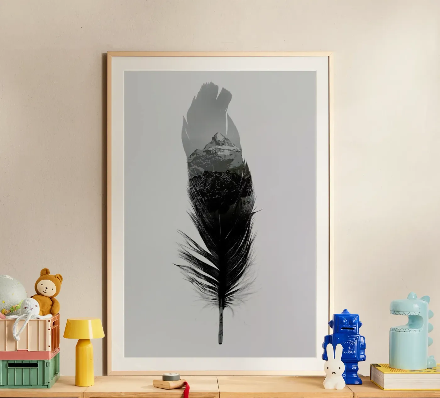Feather Poster von Chris Wharton