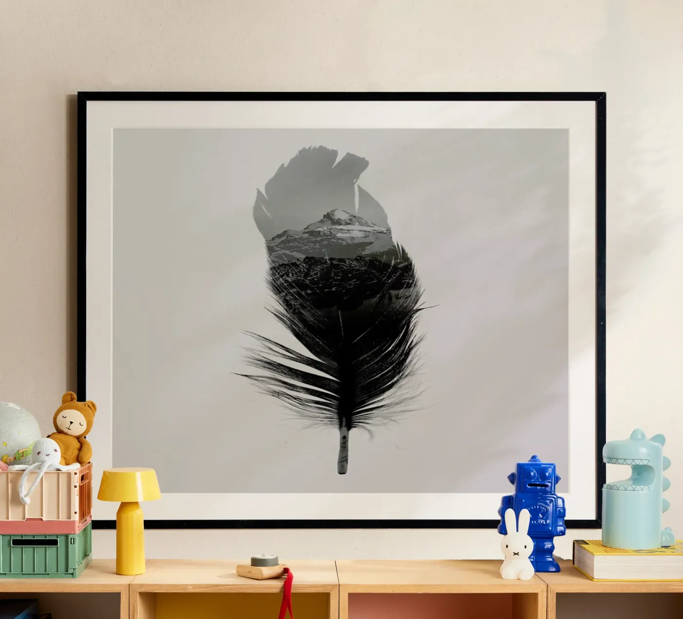 Feather Poster von Chris Wharton