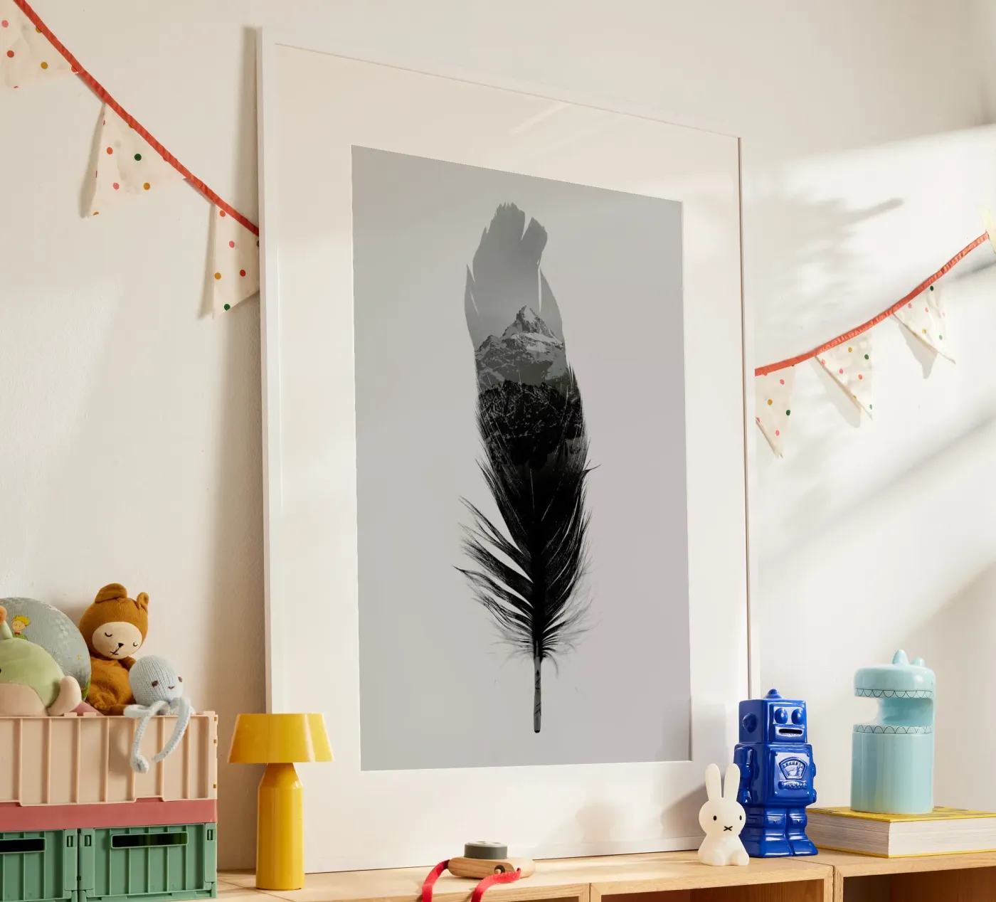 Feather Poster von Chris Wharton