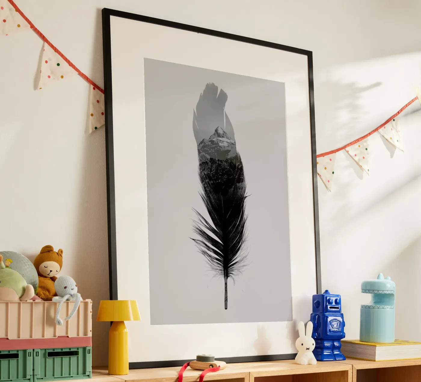 Feather Poster von Chris Wharton