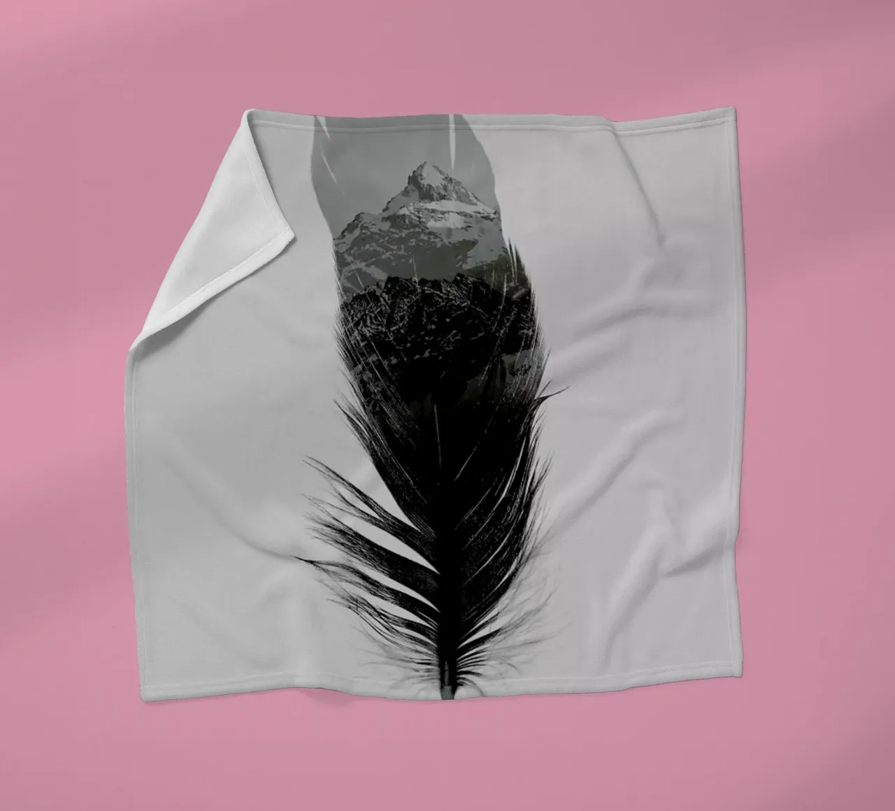 Feather coperta in pile da Chris Wharton