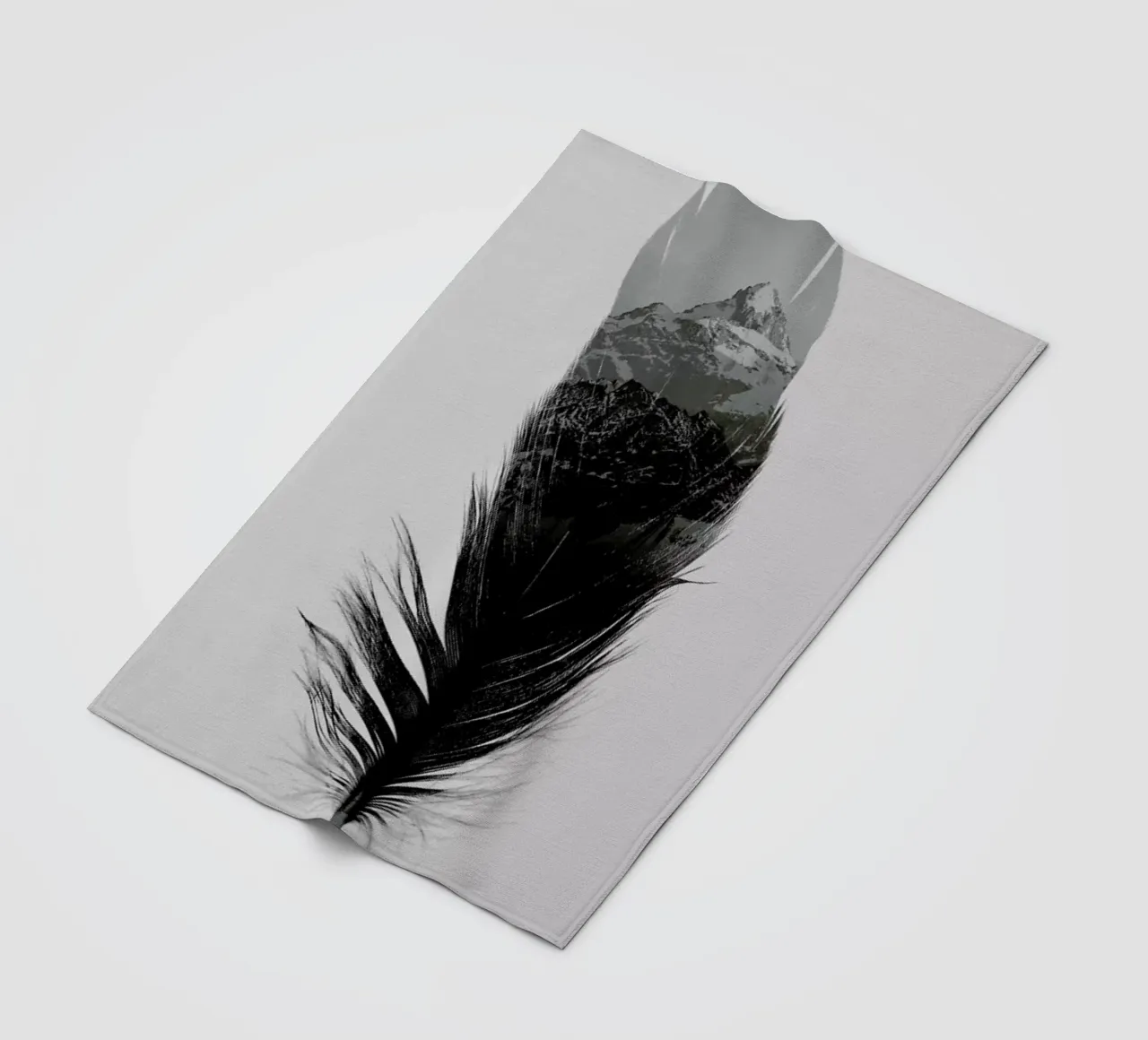 Feather coperta in pile da Chris Wharton