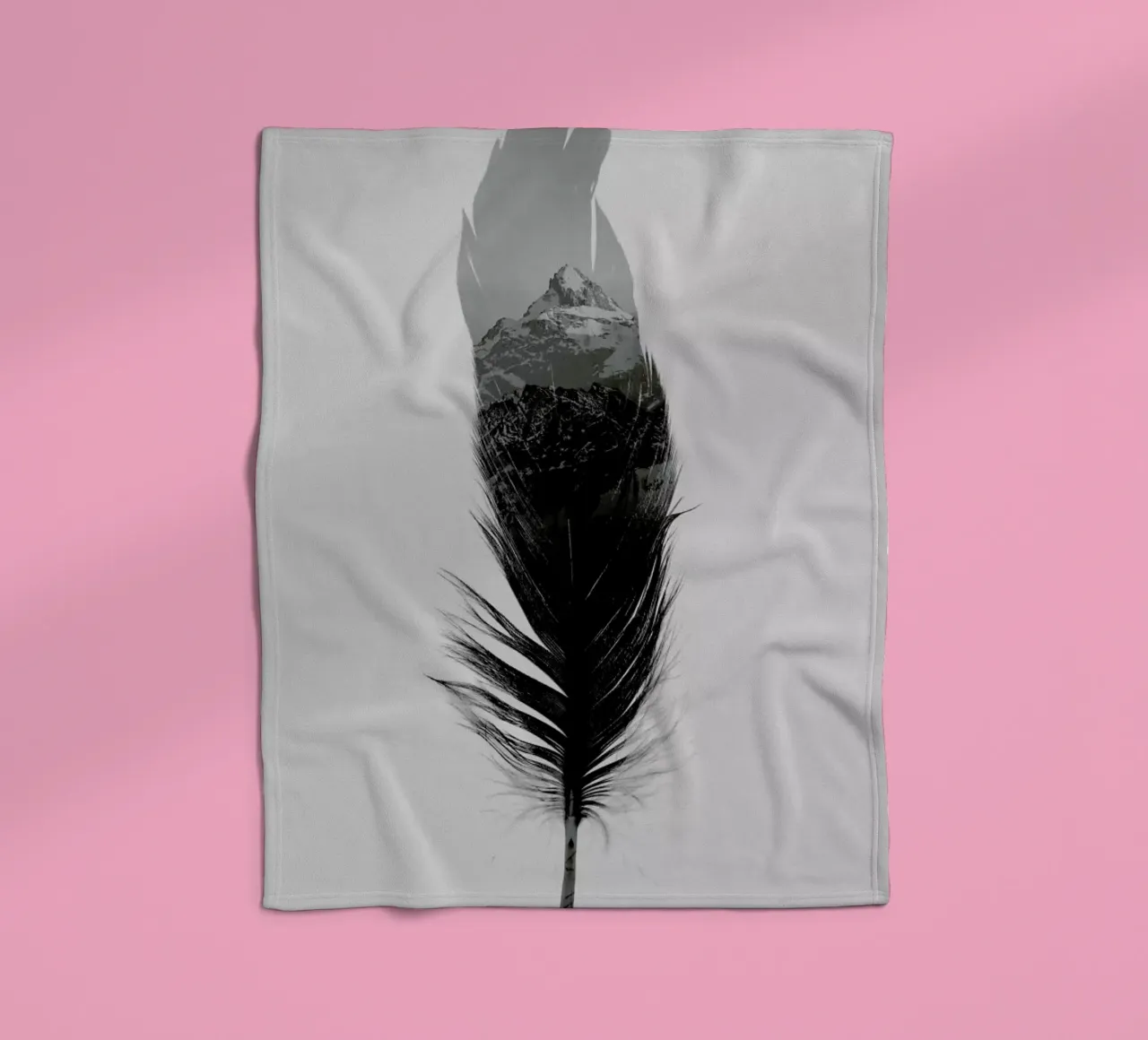 Feather coperta in pile da Chris Wharton