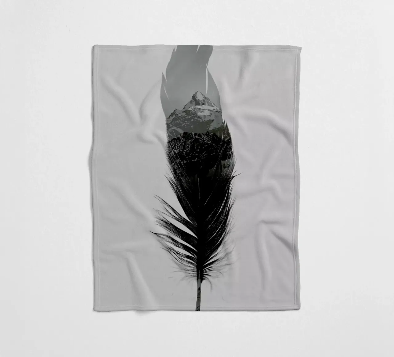 Feather coperta in pile da Chris Wharton