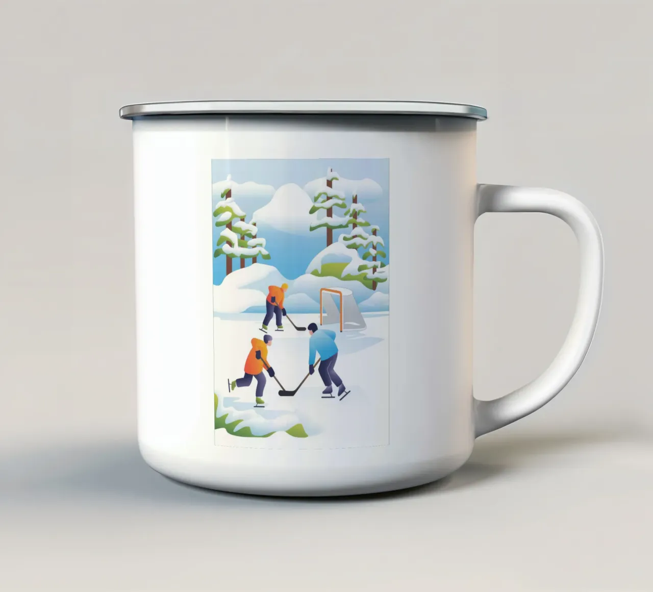 Partita gelida tazza in smalto da Artie Shifa