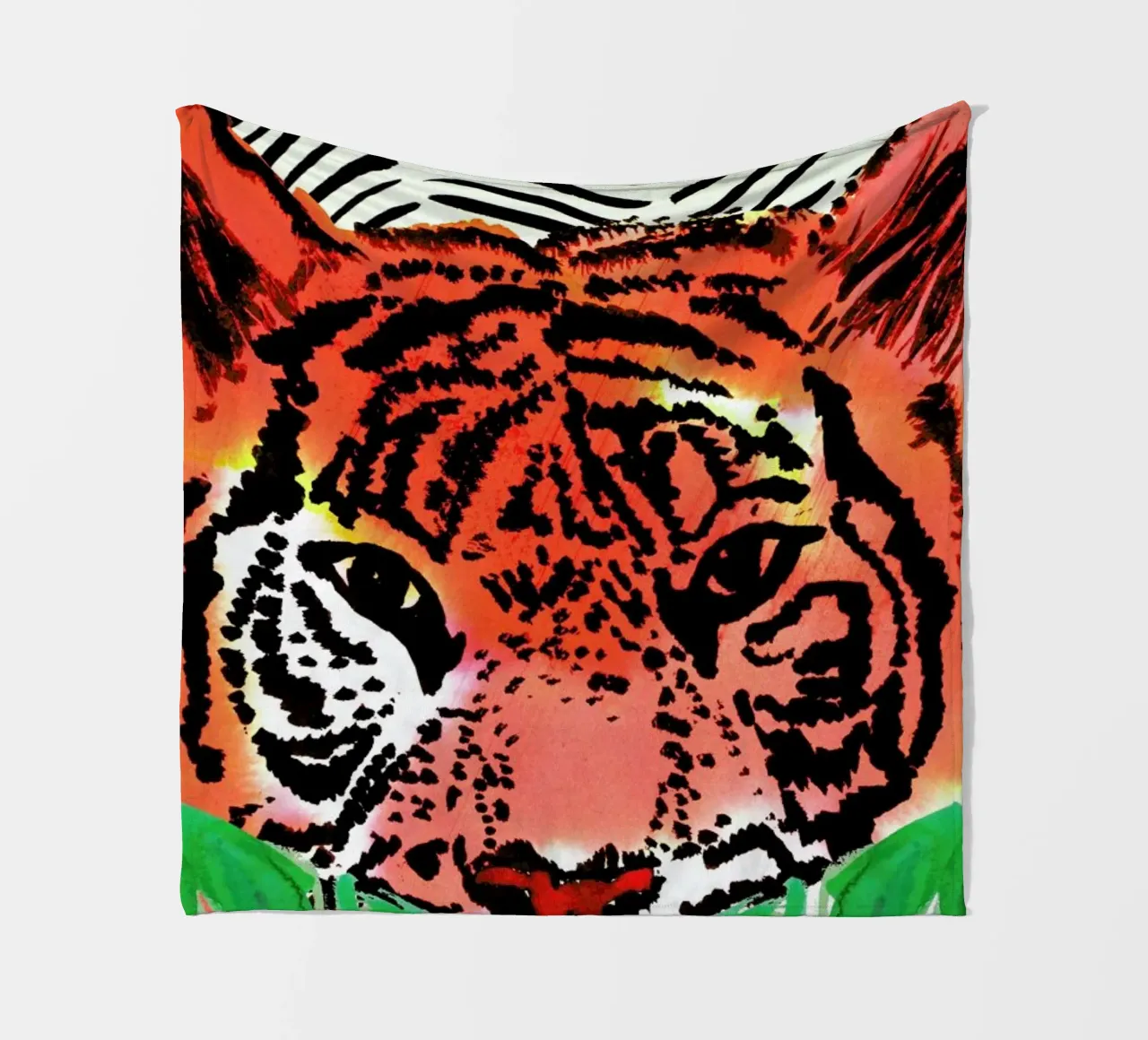 Tiger Fleecedecke von Amy Sia