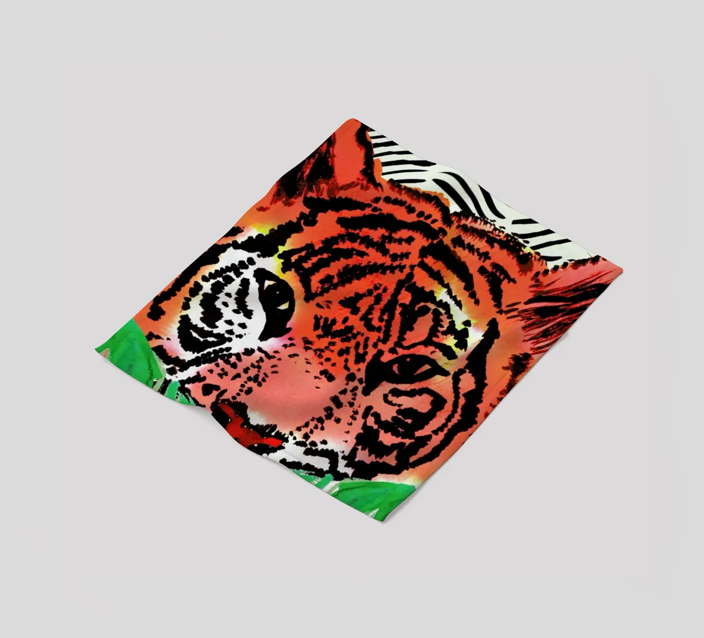Tiger Fleecedecke von Amy Sia