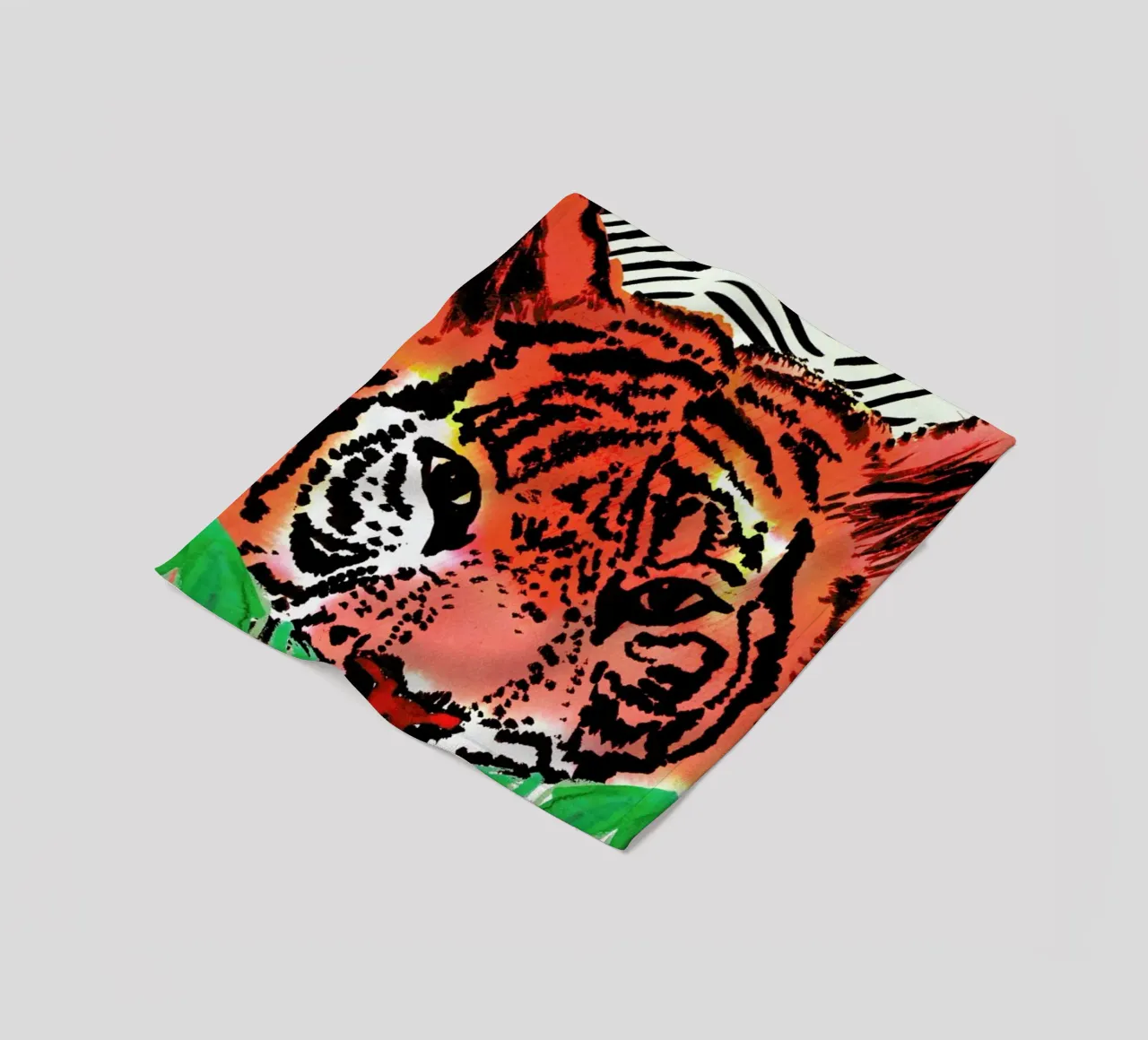 Tiger Fleecedecke von Amy Sia