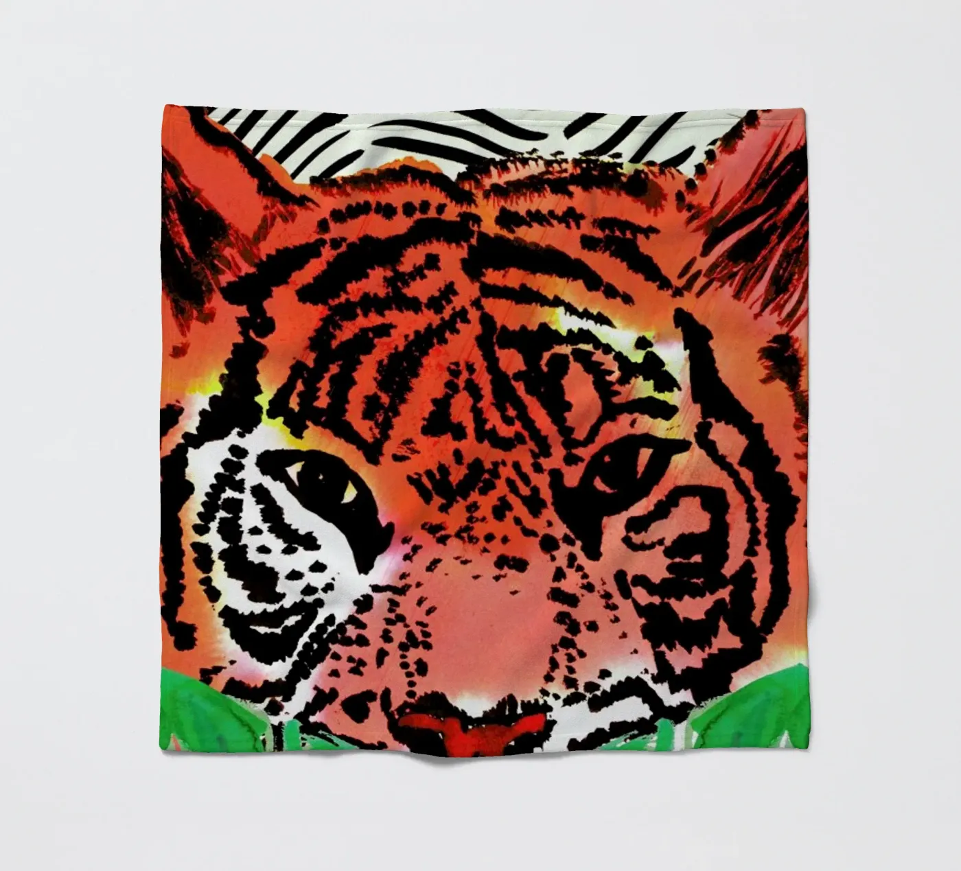 Tiger Fleecedecke von Amy Sia