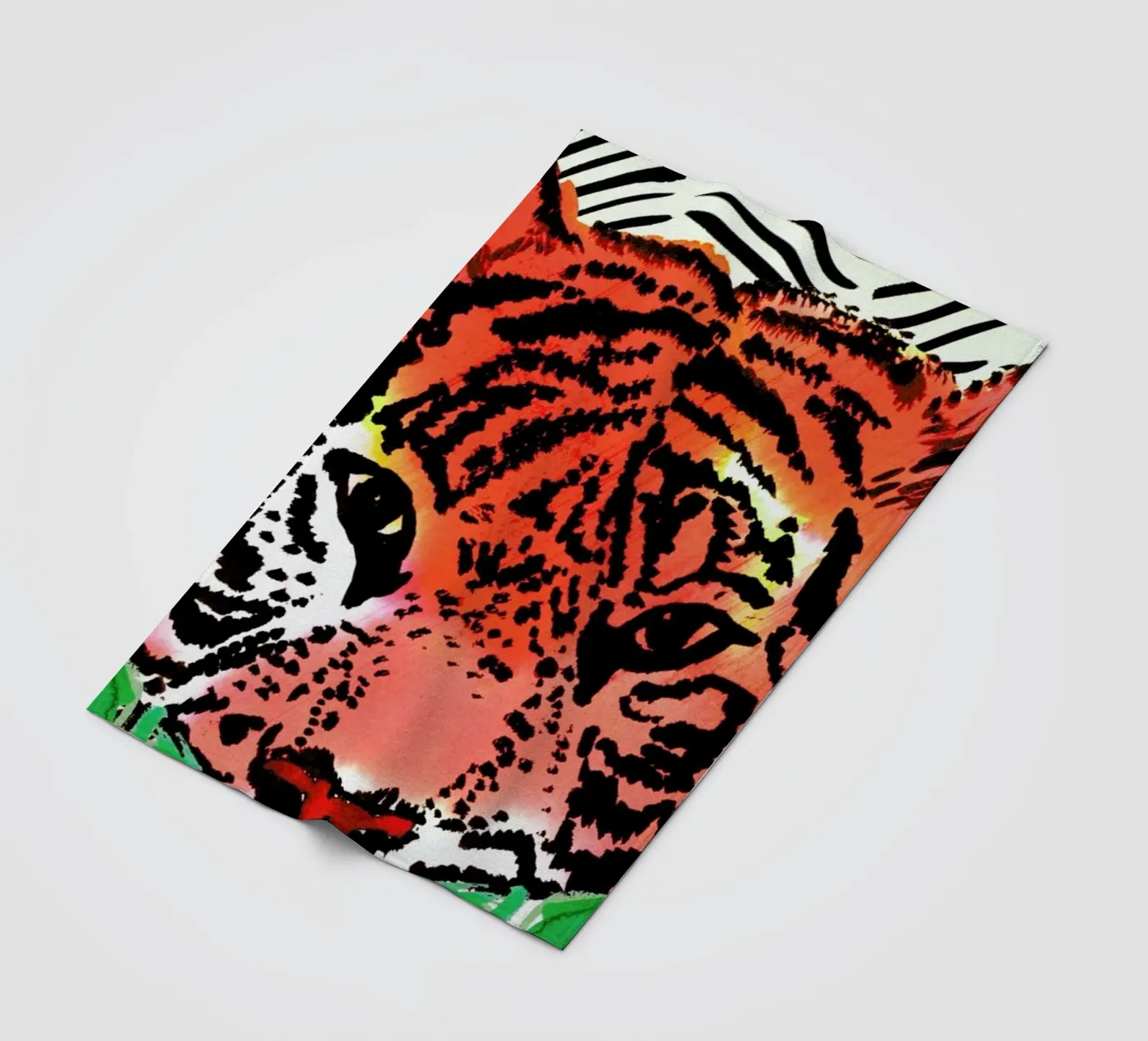 Tiger Fleecedecke von Amy Sia