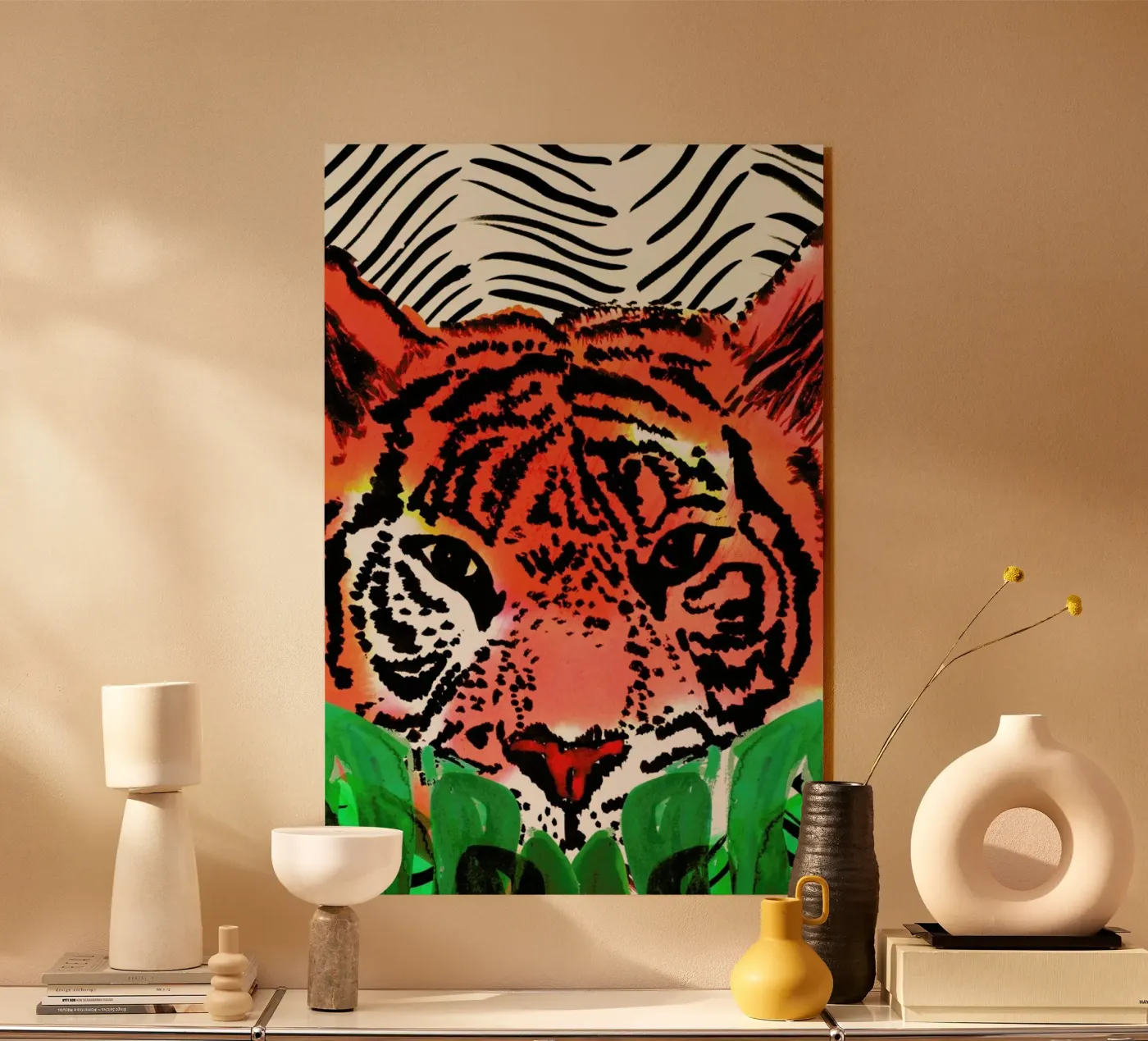 Tiger plexiglass da Amy Sia