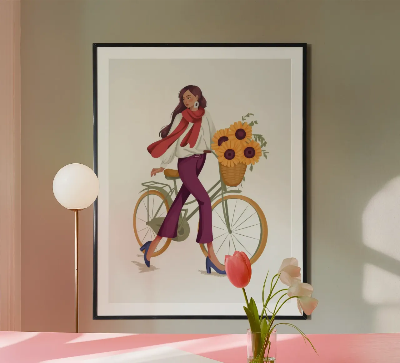 Ciclista gioioso carta hahnemühle da Artie Shifa
