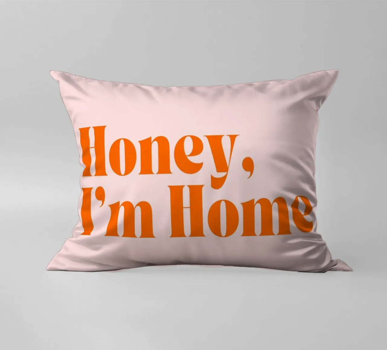 Honey, I’m Home | Minimalist Welcome Print cuscino da PrintCessStudio