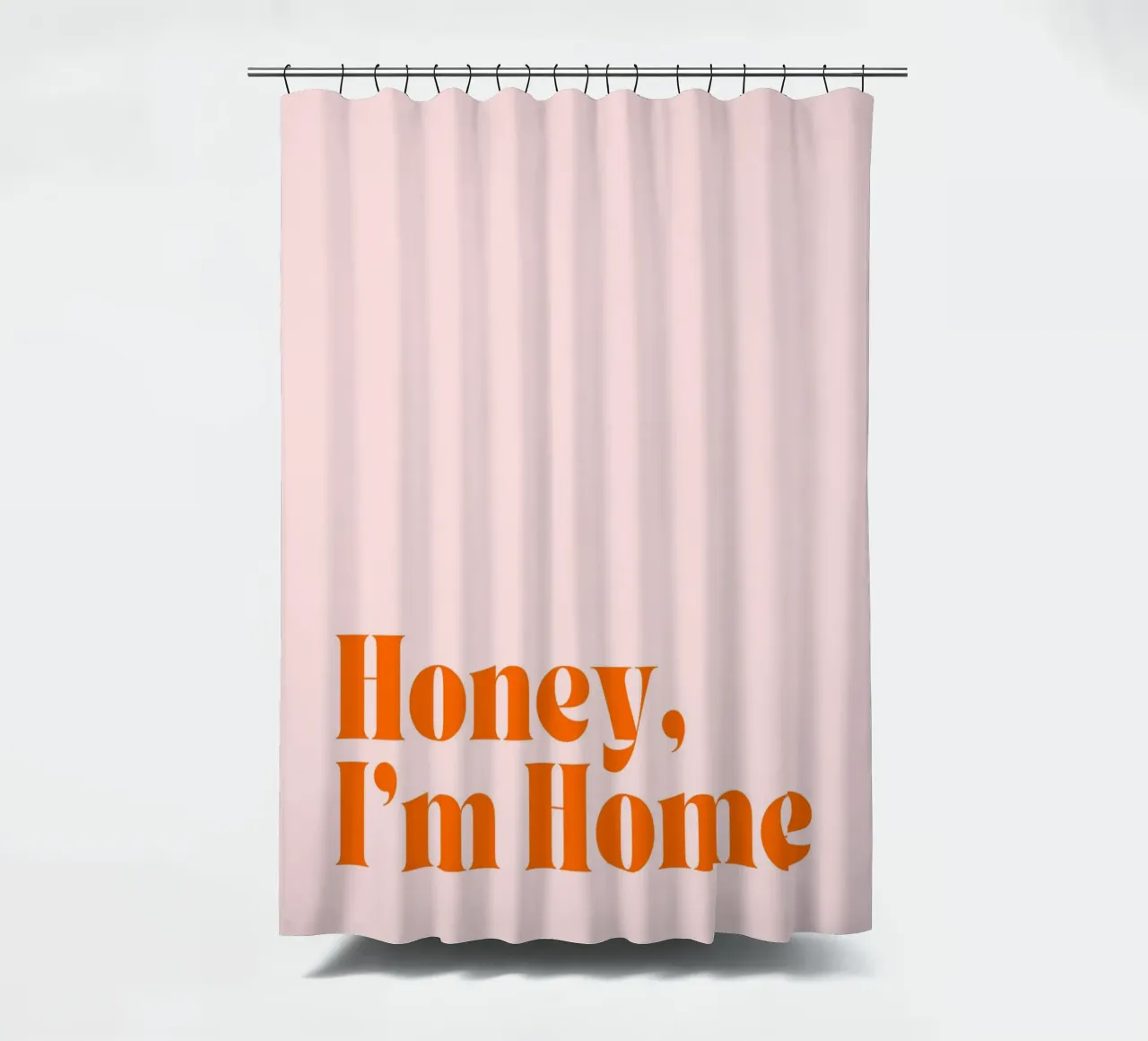 Honey, I’m Home | Minimalist Welcome Print tenda da doccia da PrintCessStudio
