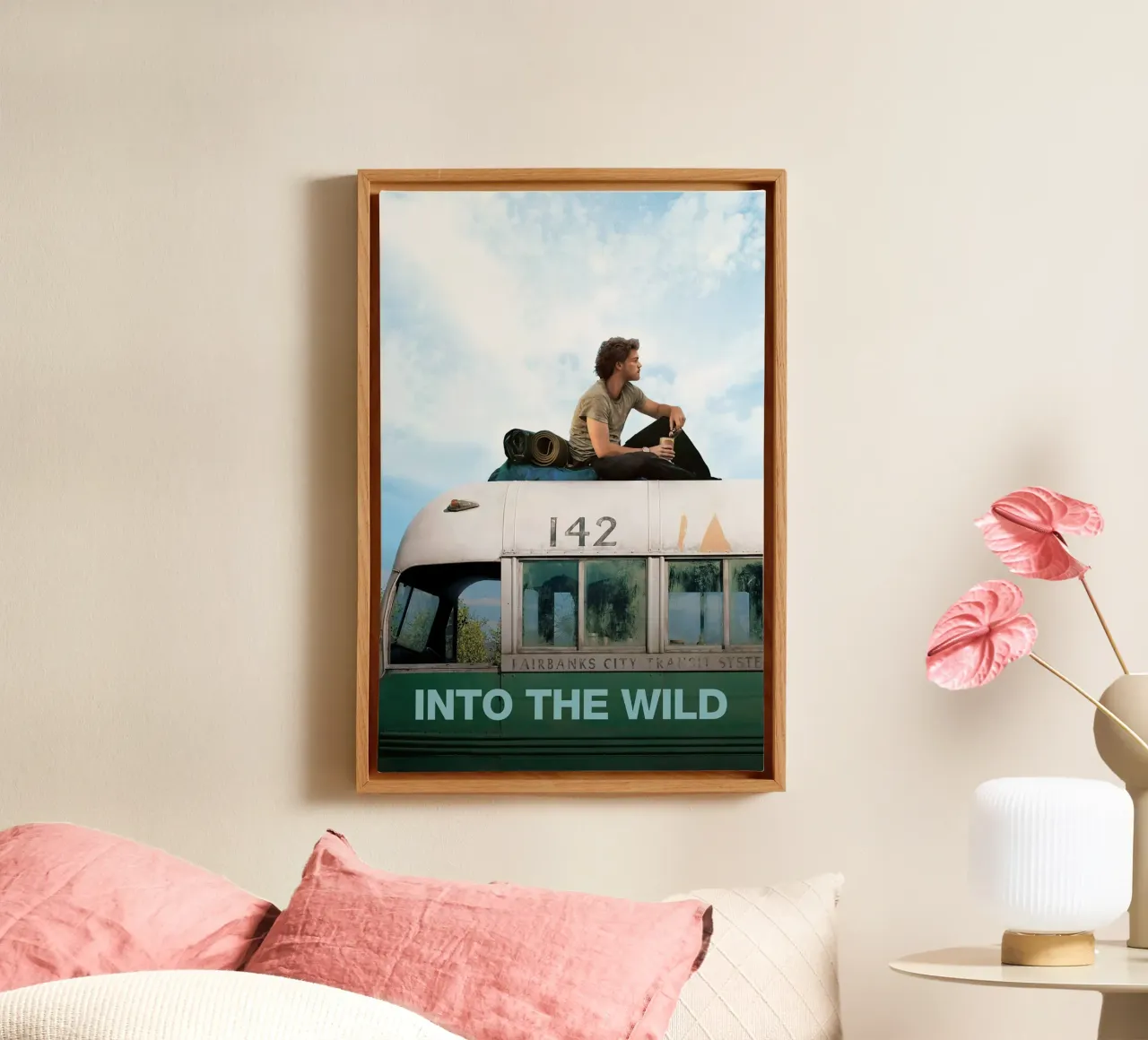Into the Wild Movie tela con Cornice a cassetta da Attaboy Dsgn