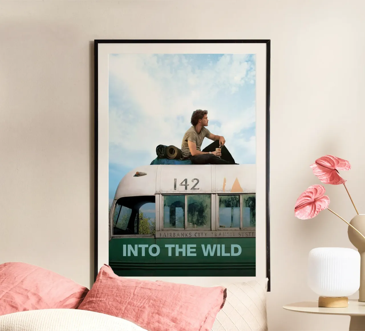Into the Wild Movie poster con telaio in plastica da Attaboy Dsgn