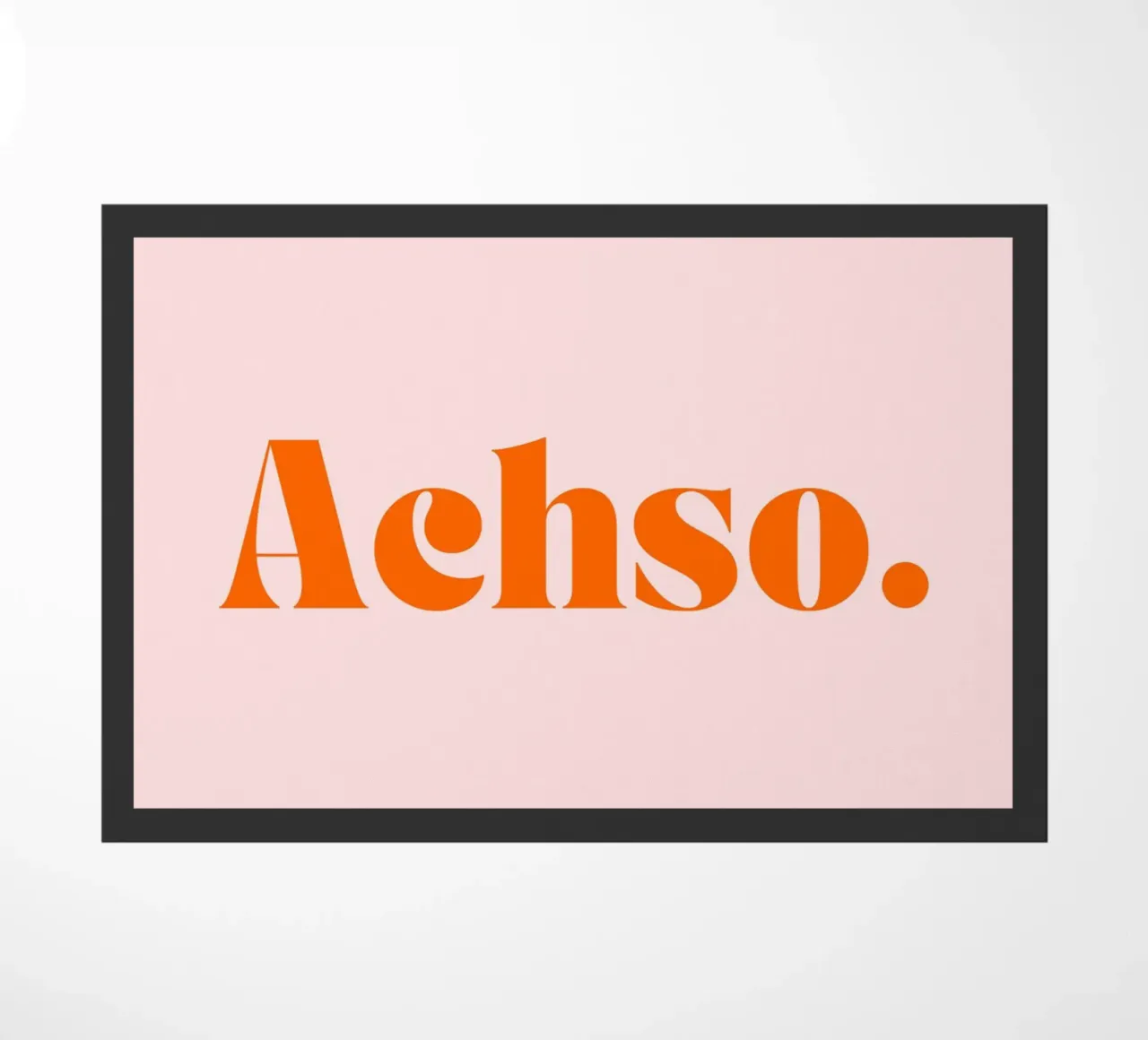 Achso. | Minimalistischer Humor Print zerbino da PrintCessStudio