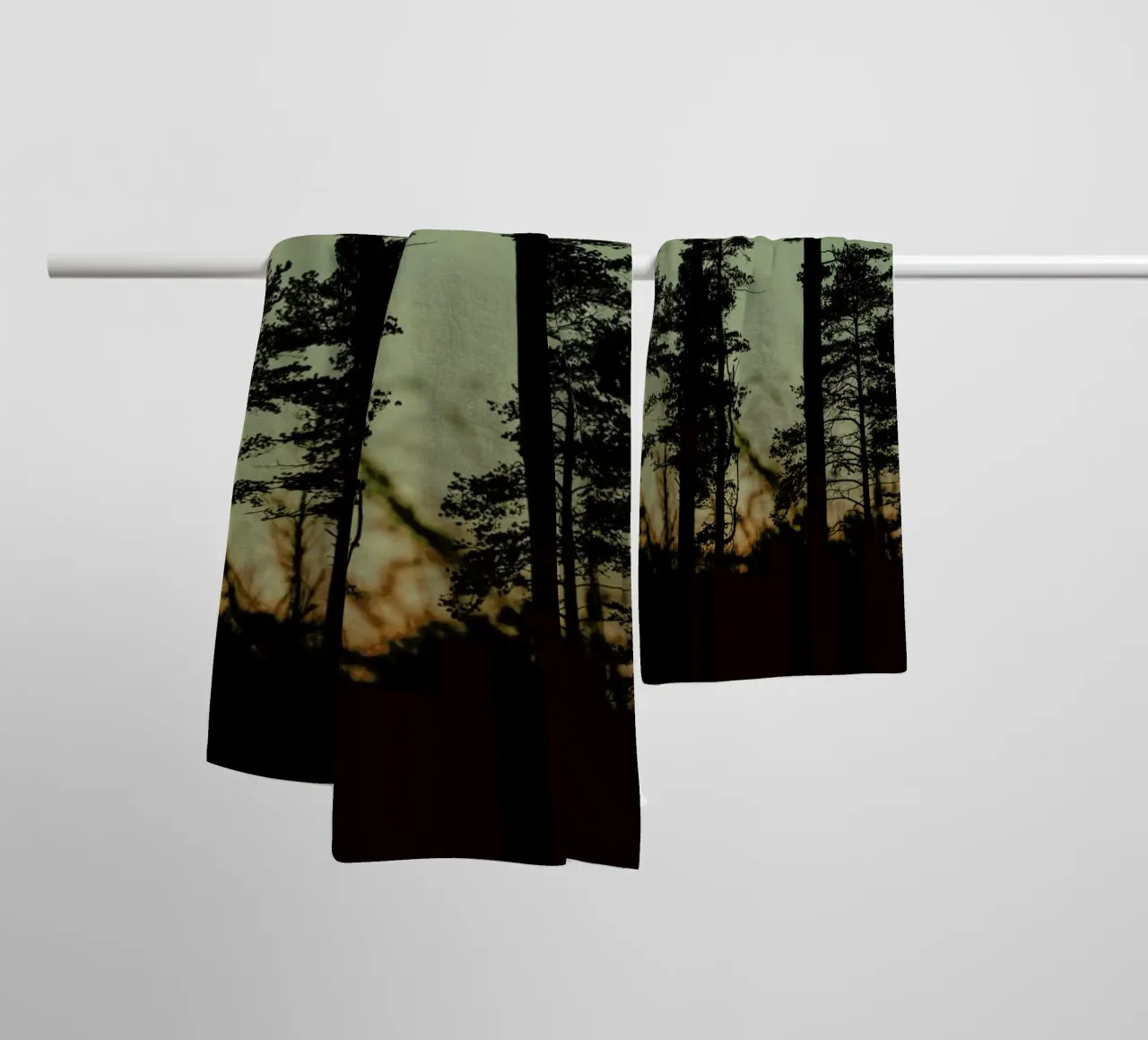 The Forest I asciugamano da bagno da Pale Grain