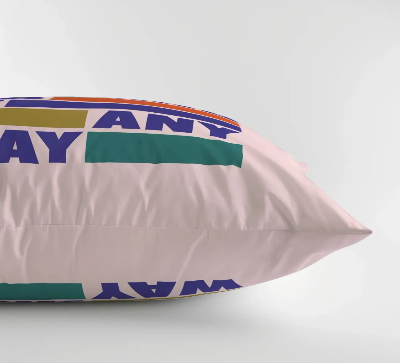 Be Afraid and Do It Anyway Bold Typography Art cuscino da showmemars