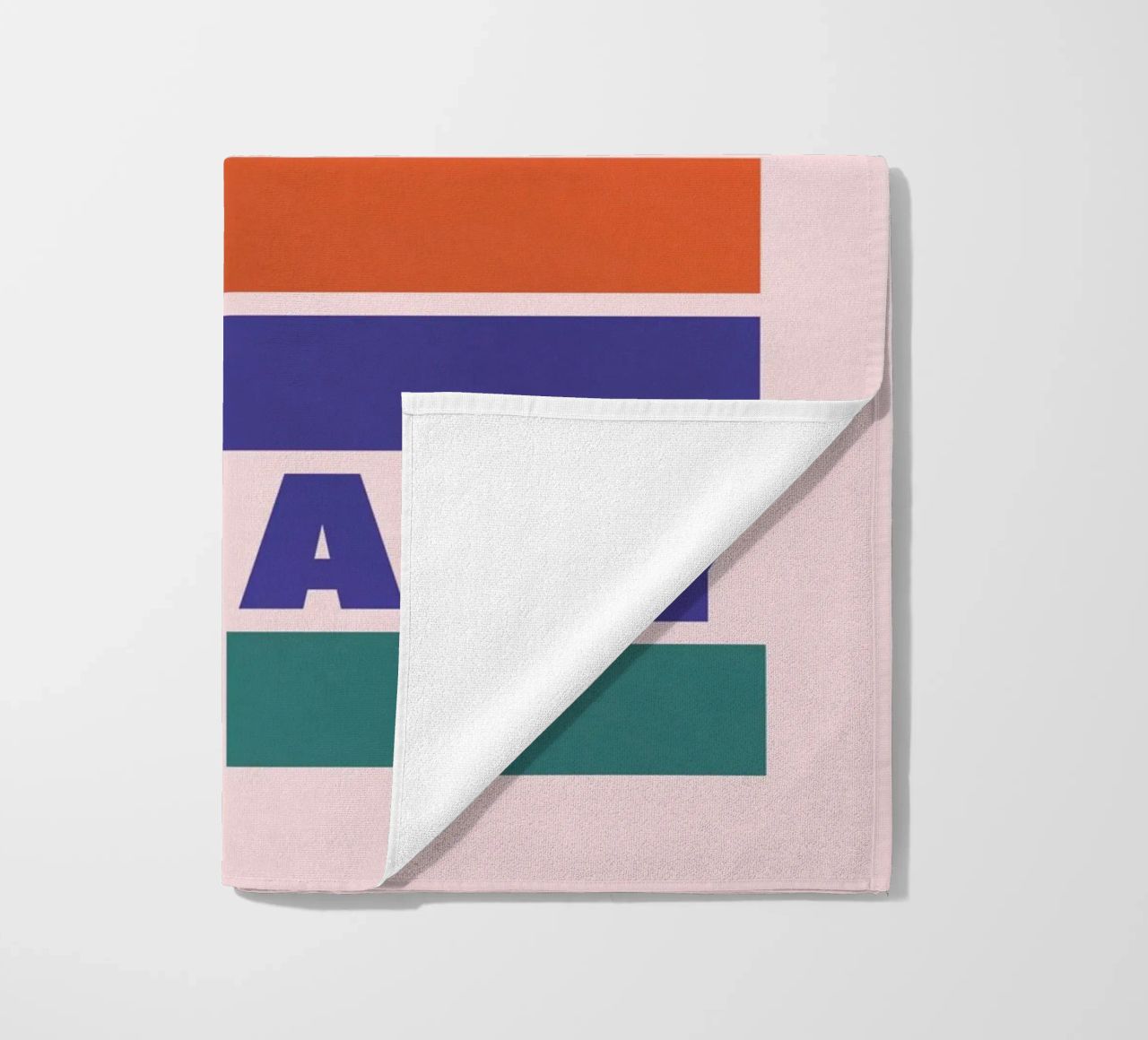 Be Afraid and Do It Anyway Bold Typography Art Strandtuch von showmemars