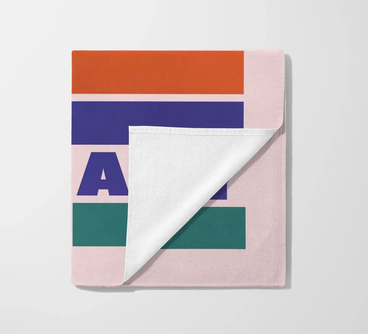 Be Afraid and Do It Anyway Bold Typography Art Strandtuch von showmemars