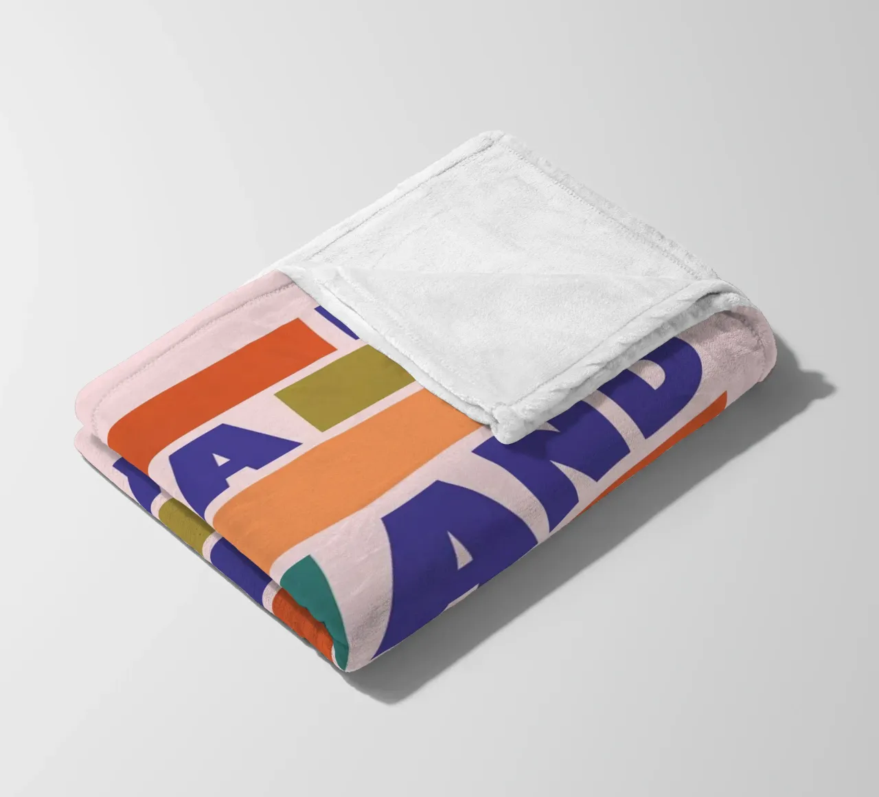 Be Afraid and Do It Anyway Bold Typography Art coperta in pile da showmemars