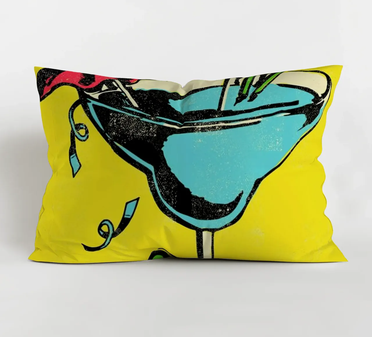 Cocktail decorative cushion by Rocket68