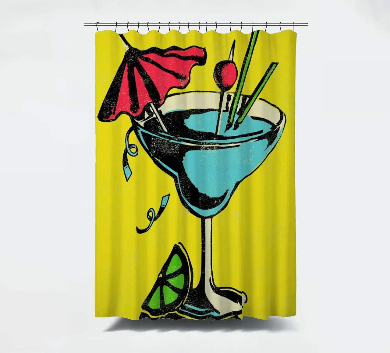 Cocktail shower curtain by Rocket68