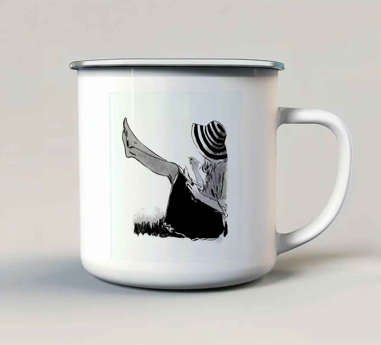 Imagine tazza in smalto da Kateřina Bažantová