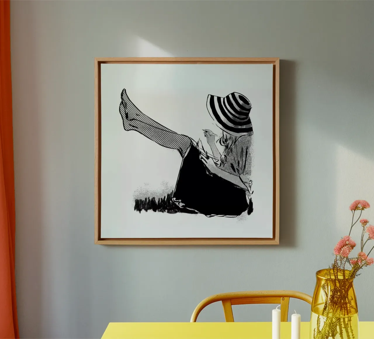 Imagine tela con Cornice a cassetta da Kateřina Bažantová
