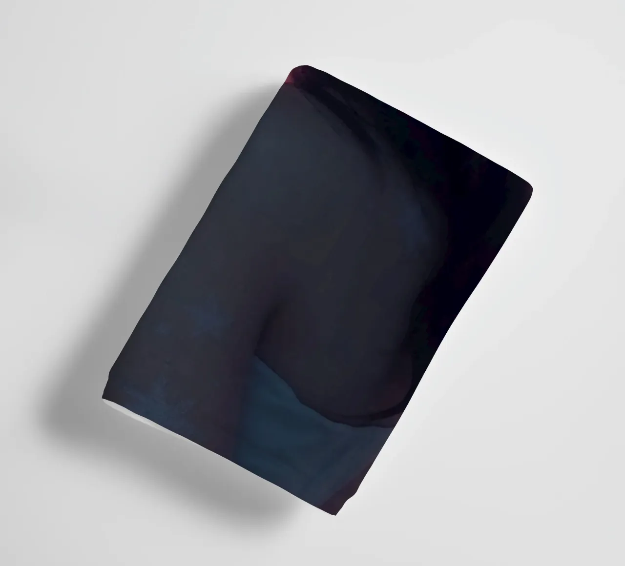 Portrait of a woman with soft features illuminated radiant towel by DesignDoodle