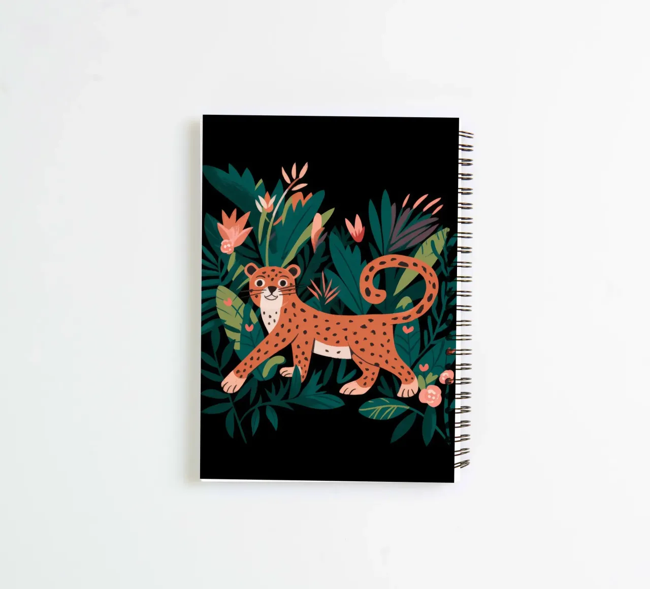 Jungle Grace spiral notebook by Artie Shifa