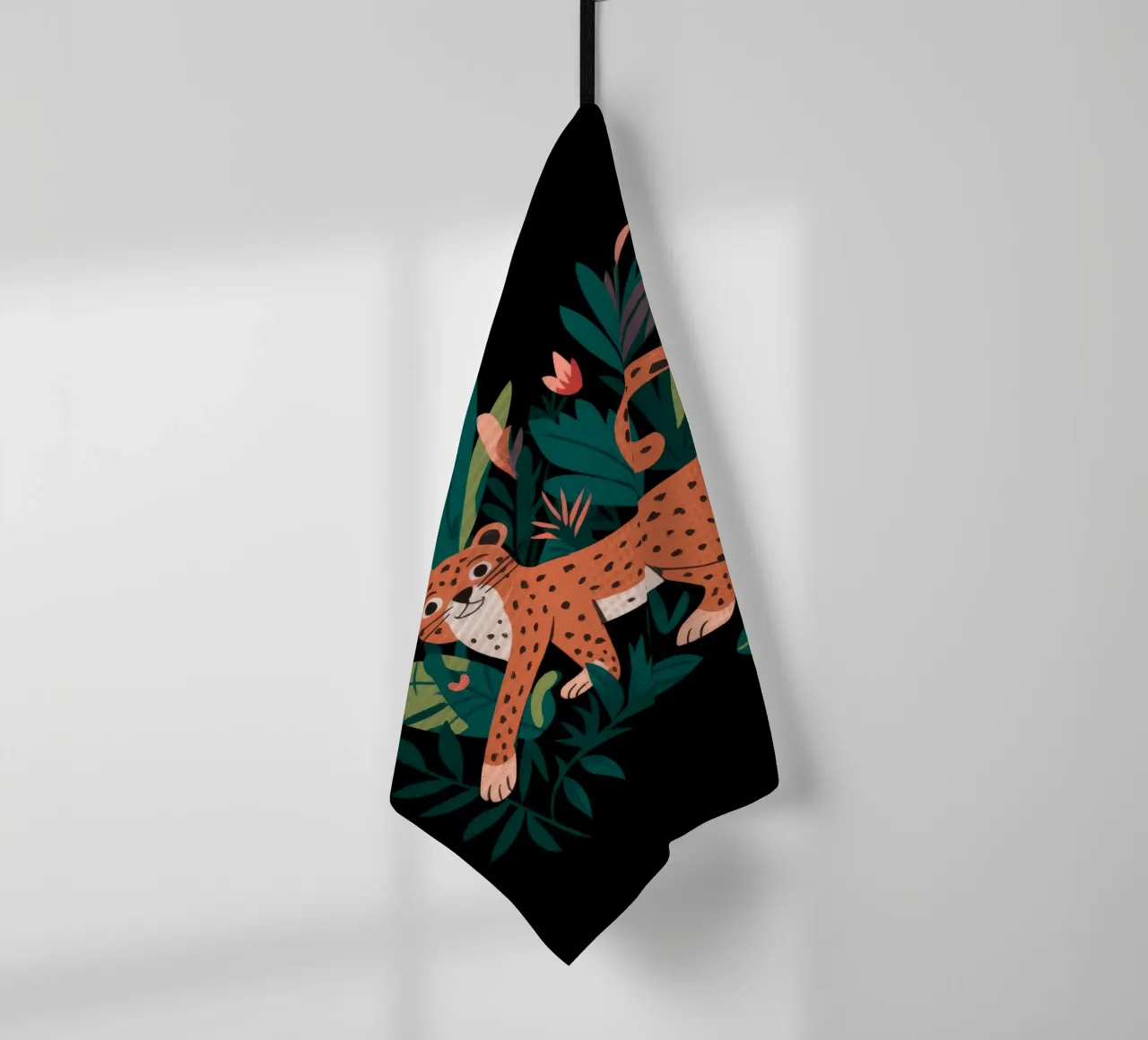 Jungle Grace tea towel by Artie Shifa
