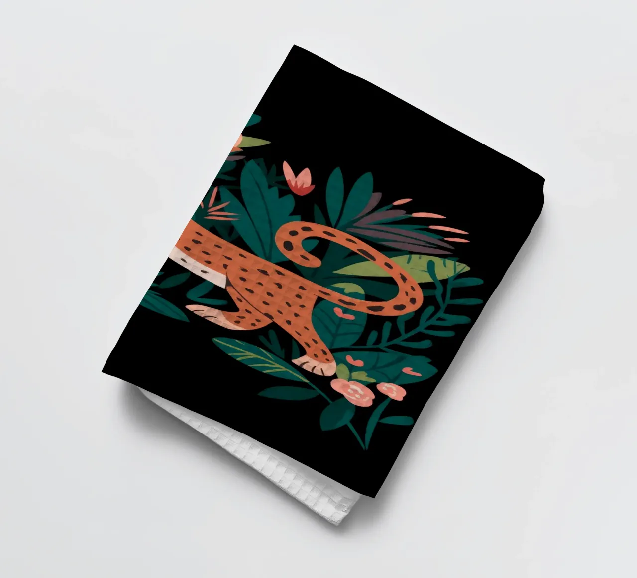 Jungle Grace tea towel by Artie Shifa